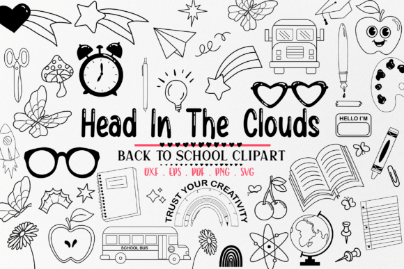 Back to School Day Dream Doodle Svg | Cl: A Creative's Toolkit