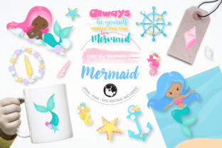 Be a Mermaid Graphics: Festive Design Magic