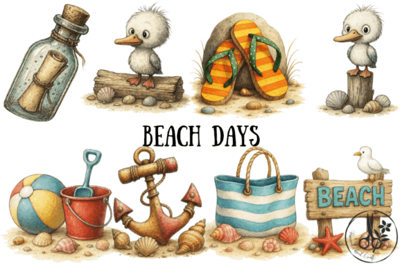 Beach Days Clipart: Your Go-To for Coastal Projects