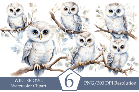 Embrace Winter Magic with a Watercolor White Owl