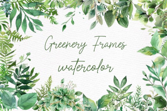 Greenery Watercolor Clipart Foliage: Elevating Your Designs